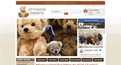Desktop Screenshot of christiebears.com
